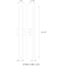 Z-Lite Edge Outdoor Wall, 2-Light, 4.5 In.W x 3.75 In.L x 33.25 In.H, Black/Sandblast 576M-2-BK-LED - alternate 8
